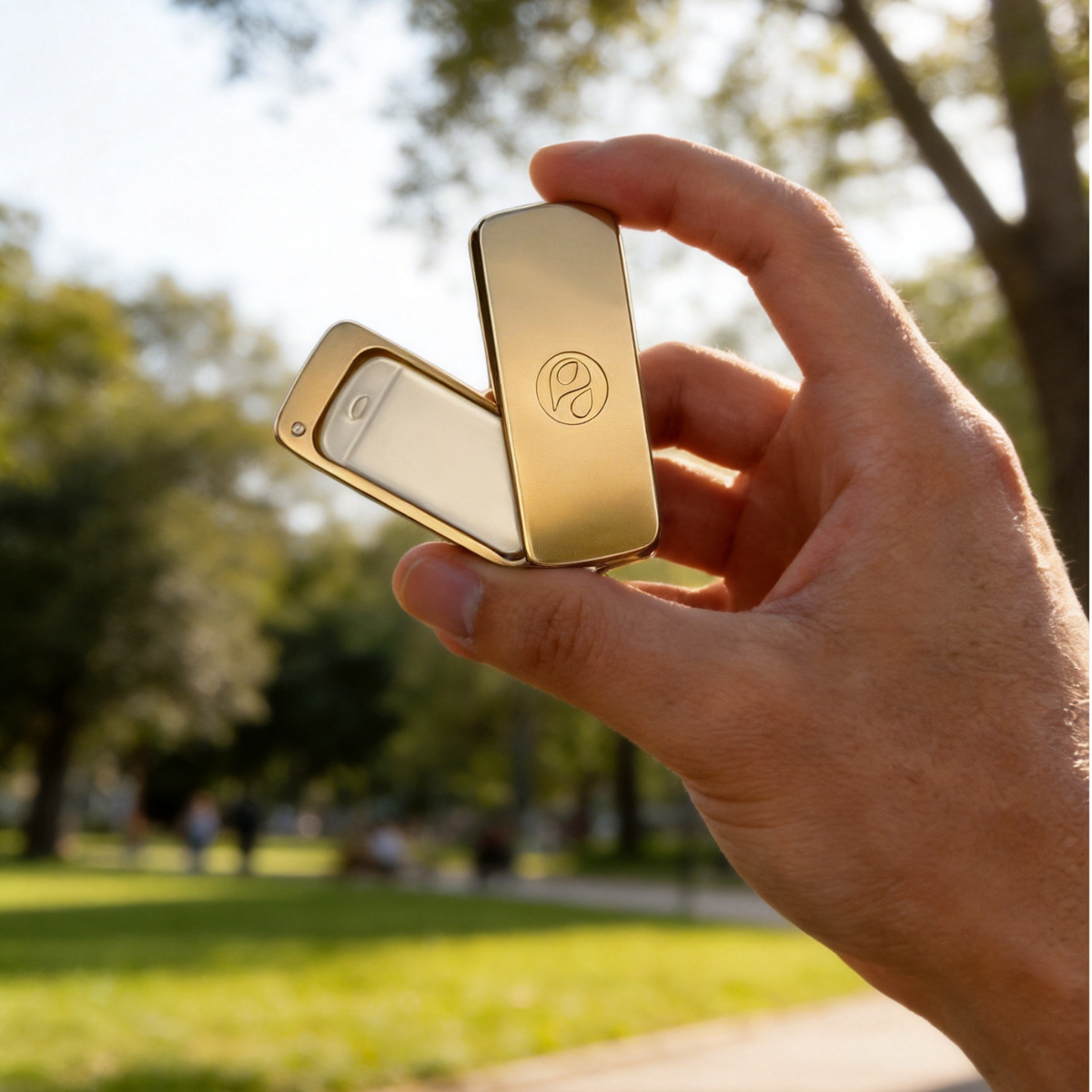 Gold matte